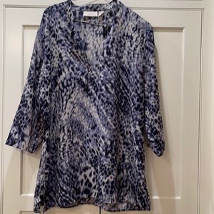 GUC Chico’s size 2 leopard print tunic